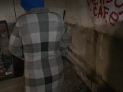 Preview 2 of French girl meets with old pervert in abandoned building