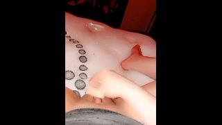 Pregnant dildo play