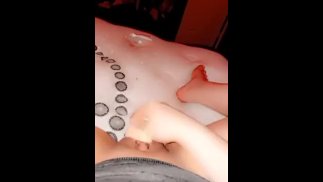 Pregnant dildo play