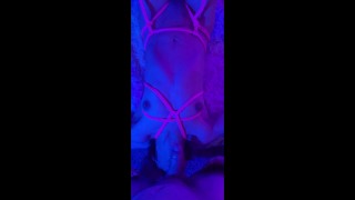 Neon Shibari Fuck (Deepthroat)