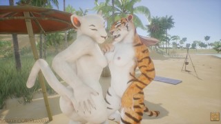 Max Kira And Karra Having Sex On The Shore