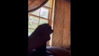 Neighbor love to watch me cum