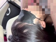 Preview 2 of Because I was horny, I made a perverted married woman blow job in the car during a break