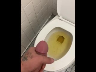 public, vertical video, big dick, masturbation