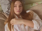 Preview 1 of Beautiful girl's pussy throbs and cums