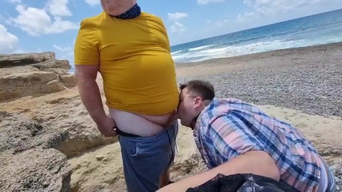 Sex On The Public Beach - Daddy Cums