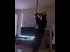 Dark pole dancing invert 🌶 pre-nude edition 