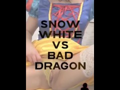Snow White MILF plays with pussy and rides her bad dragon - Ima Siren