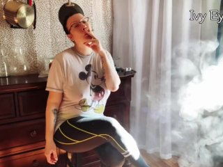 big ass, babe, smoker, smoke