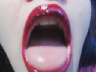 spit in mouth, solo female, asmr, verified amateurs