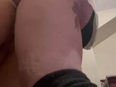 Curvy Pregnant Mommy Makes Him Beg for More of Her Huge Cock 