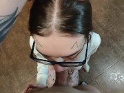 Preview 3 of I CUM ON CUTE TEACHER'S GLASSES!