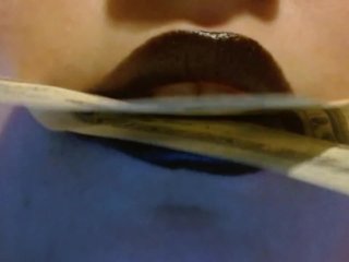 whore lips, lips, amateur, lipstick