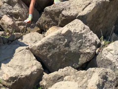 Соблазнился на Упругую Жопу Во Время Хайкинга🧗‍♀️🤫 POV - Bunny Rabbits 🐰 - Screenshot 1 of 16 - Pov