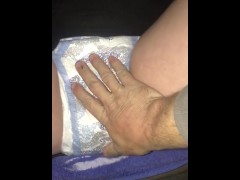 Wifey smokes while she wets her diaper (viewer request)