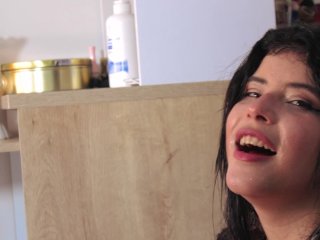 Sweaty Babe Selena Vega Dances and_Gets Facefucked and Cum_Covered!