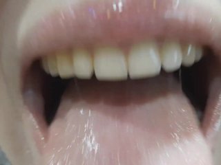 spit in mouth, asmr, verified amateurs, role play