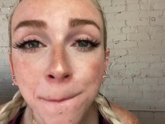 JOI Face Fetish FaceTime Call With Trainer Cum Countdown Roleplay - Remi Reagan
