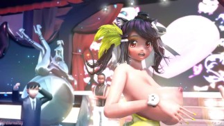 【MMD】 Coloring Book - Leyah Burlesque Performance