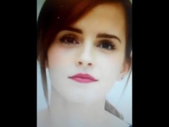 Worship Emma Watson. Warm cum for Emma. Cum tribute