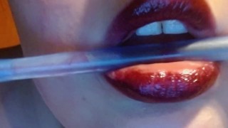 Volledig gesloopte lippenstift plagen van een Pen