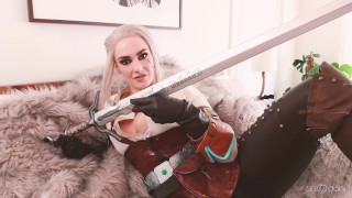 Cirilla 몬스터 새끼 시리 코스프레 Ciri