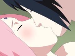 Sakura and Sasuke sex part 1 Naruto Young Kunoichi  Hentai Anime Animation Blowjob tits pussy
