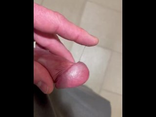 Getting off with precum as lube
