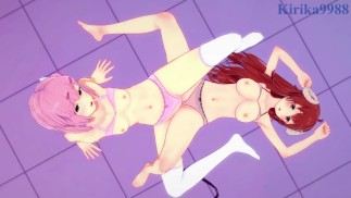 Шамико и Момо Тиёда играют в лесбийские игры в любовном отеле. - Девушка-демон по соседству Хентай