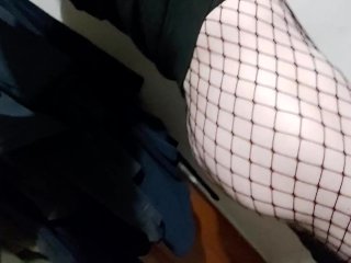 Teen Cd slut in fishnets
