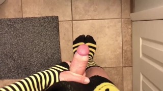 So Horny - Roomates Home - Cum on my Feet