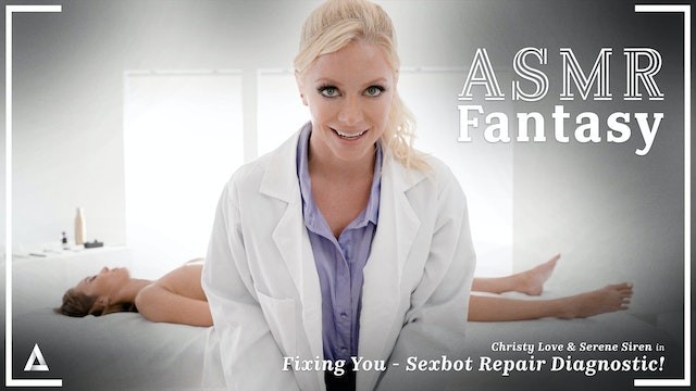 ASMR Фантазия - Гипер Реальный Секс-Бот Кристи Лав Сквиртует На Лесбиянку Техник Безмятежная Сирена