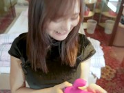 Preview 1 of Pretty girl in china dress masturbates with a toy. Serial climaxes.♡Japanese Amateur Hentai Sex