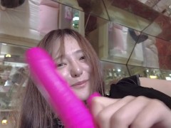 チャイナドレス美女が回転ピストンバイブでオナニー♡気持ちよすぎて連続イキ（日本人素人）청삼의 아름다운 여성이 장난감으로 자위합니다. 연속 클라이맥스. 일본 평신도 - Screenshot 16 of 16 - Japanese