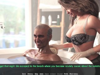 gameplay, blonde, video game, old young