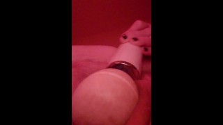 BBW Cumming Over and Over With Body Shaking Orgasm (tampon flash warning)