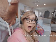 Preview 4 of Cheating Gamer Distracted by Huge Cock - Kali Roses / Brazzers