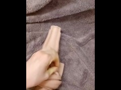 Huge Thick Ginger Cock Fucking Fleshlight Sleeve
