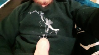Atirando cordas grossas no meu jumper (pintando-o de branco)