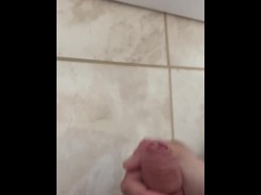 Very quick wank while wife pops to the shop