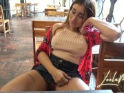 Preview 4 of My first time flashing my tits and pussy on the street / Leela Moon