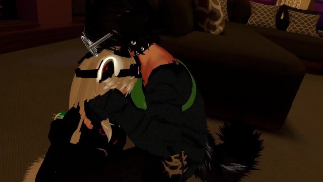 Femboy ASMR In VrChat With A Dildo And a Lover