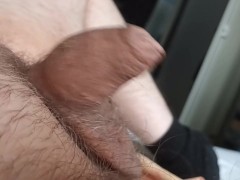 Close-up of flaccid penis