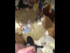 I hold in my hot piss and cum all day and barely get in the door to put on my adult diaper ABDL