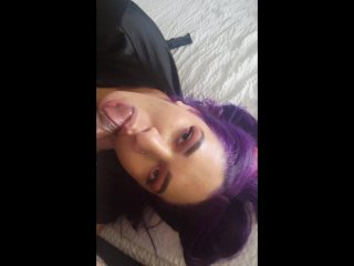 Amazing blowjob from sexy latina demon 