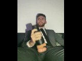 Smoking and Fleshlight Fucking in Suit (PART 2)