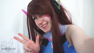 D Va Shows Off And Plays With Dildo