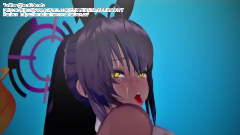 Kakudate Karin Blue Archive 3D HENTAI Animation Shortver