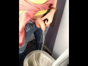 Preview 6 of Pissing about in the train bathroom