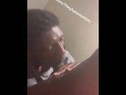 Preview 3 of DL thug getting his big dick swallow throat goat